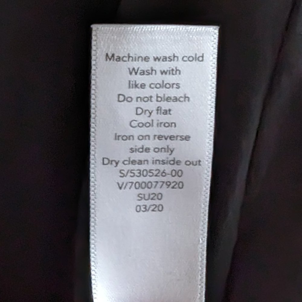 Athleta Zephyr Crop Tee, Black, Size XS - Picture 6 of 6